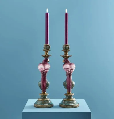 Ljusstake Papegoja Plommon Werner Voss Ljusstakar Adventsstakar Ljushållare Ljushyllor