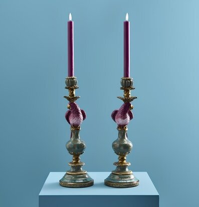 Ljusstake Papegoja Plommon Werner Voss Ljusstakar Adventsstakar Ljushållare Ljushyllor
