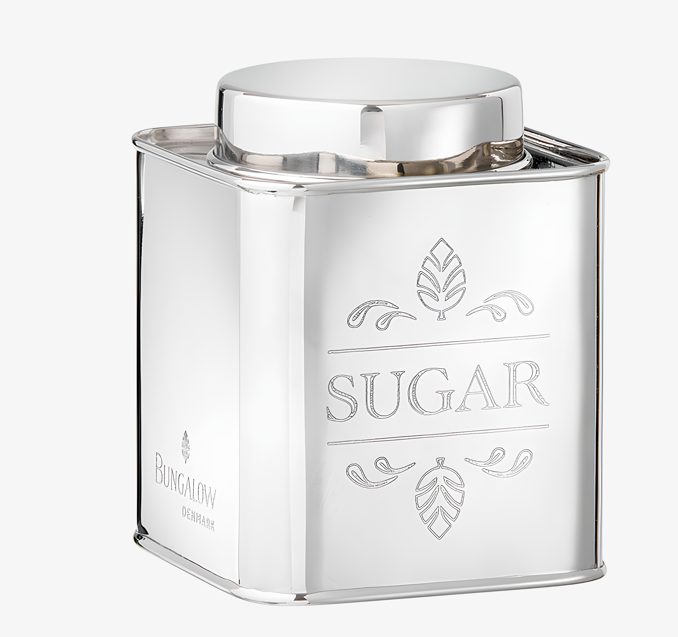 Plåtburk Socker Bungalow Plåtburkar Metallburkar