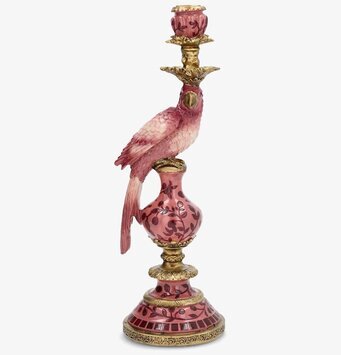 Ljusstake Papegoja Plommonrosa A Lot Decoration Ljusstakar Adventsstakar Ljushållare Ljushyllor