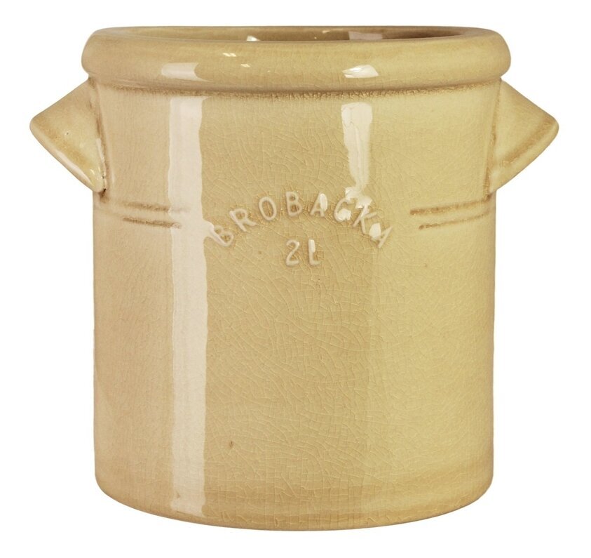 Krus Brobacka 2L Gul Rak Strömshaga Förvaring köksredskap Redskapskrus för kök Krukor Örtkrukor Glaskrukor