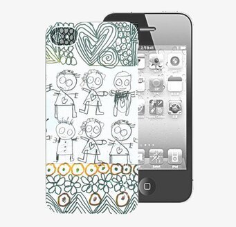 iPhoneskal 5 Black & White Pava från Poul Pava, konstnärlig