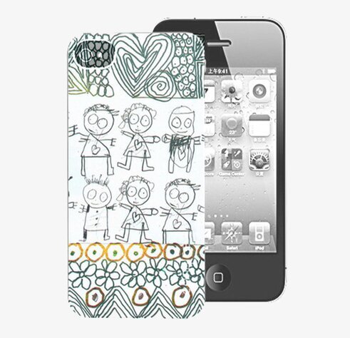 iPhoneskal 5 Black & White Pava från Poul Pava, konstnärlig