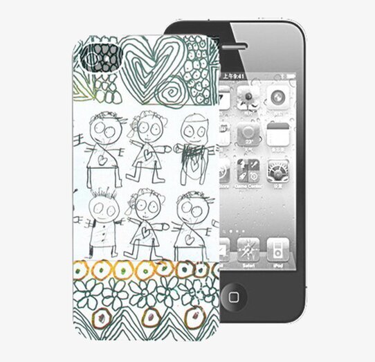 iPhoneskal 5 Black & White Pava från Poul Pava, konstnärlig