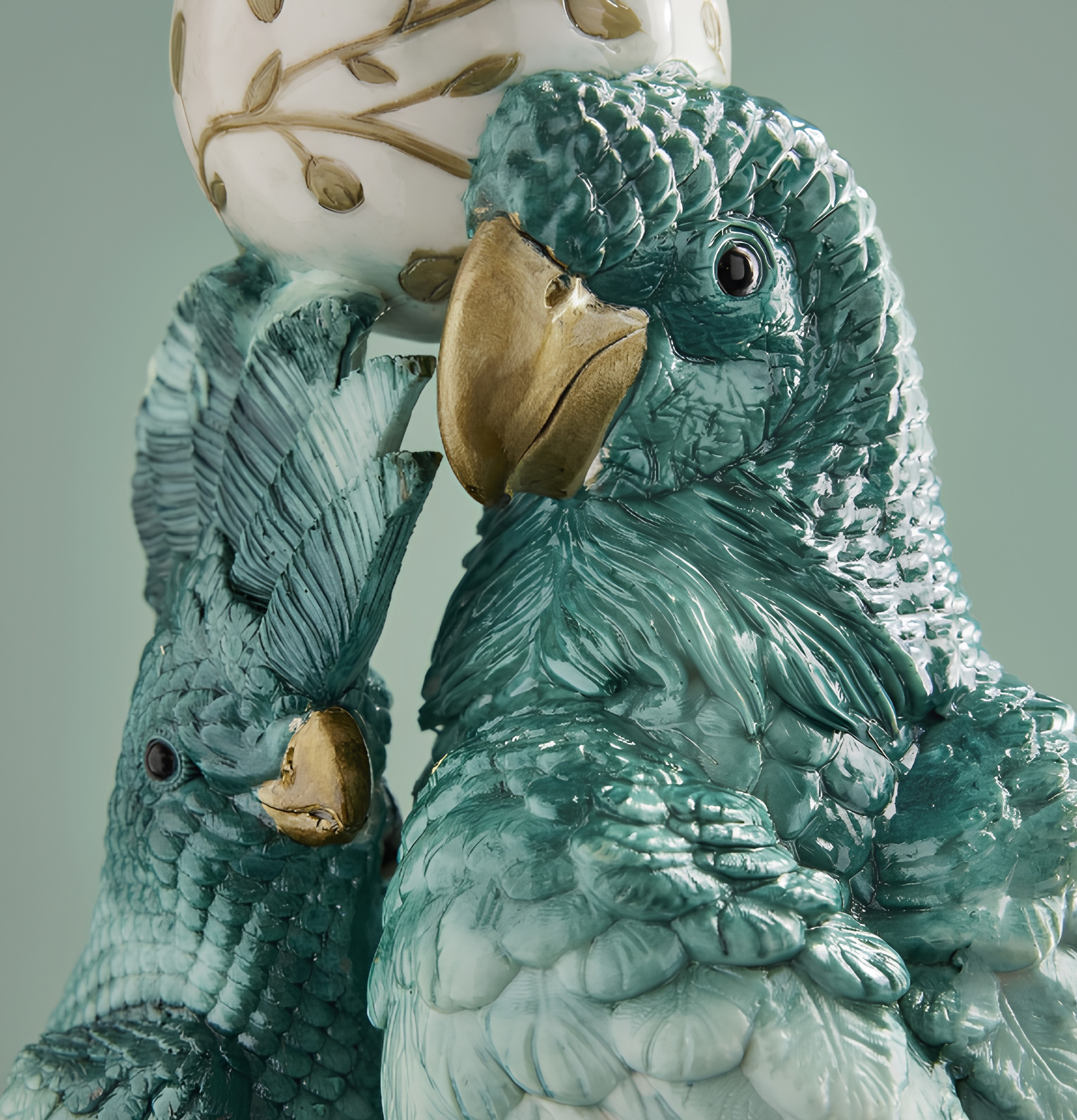 Sidobord Papegoja Grön/Turkos Werner Voss Sideboards