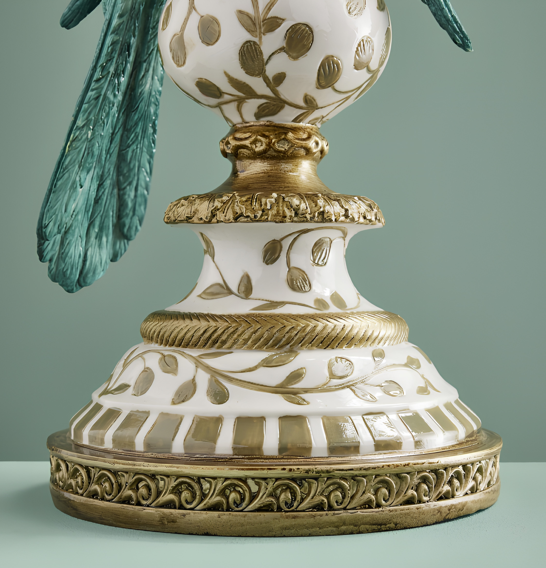 Sidobord Papegoja Grön/Turkos Werner Voss Sideboards