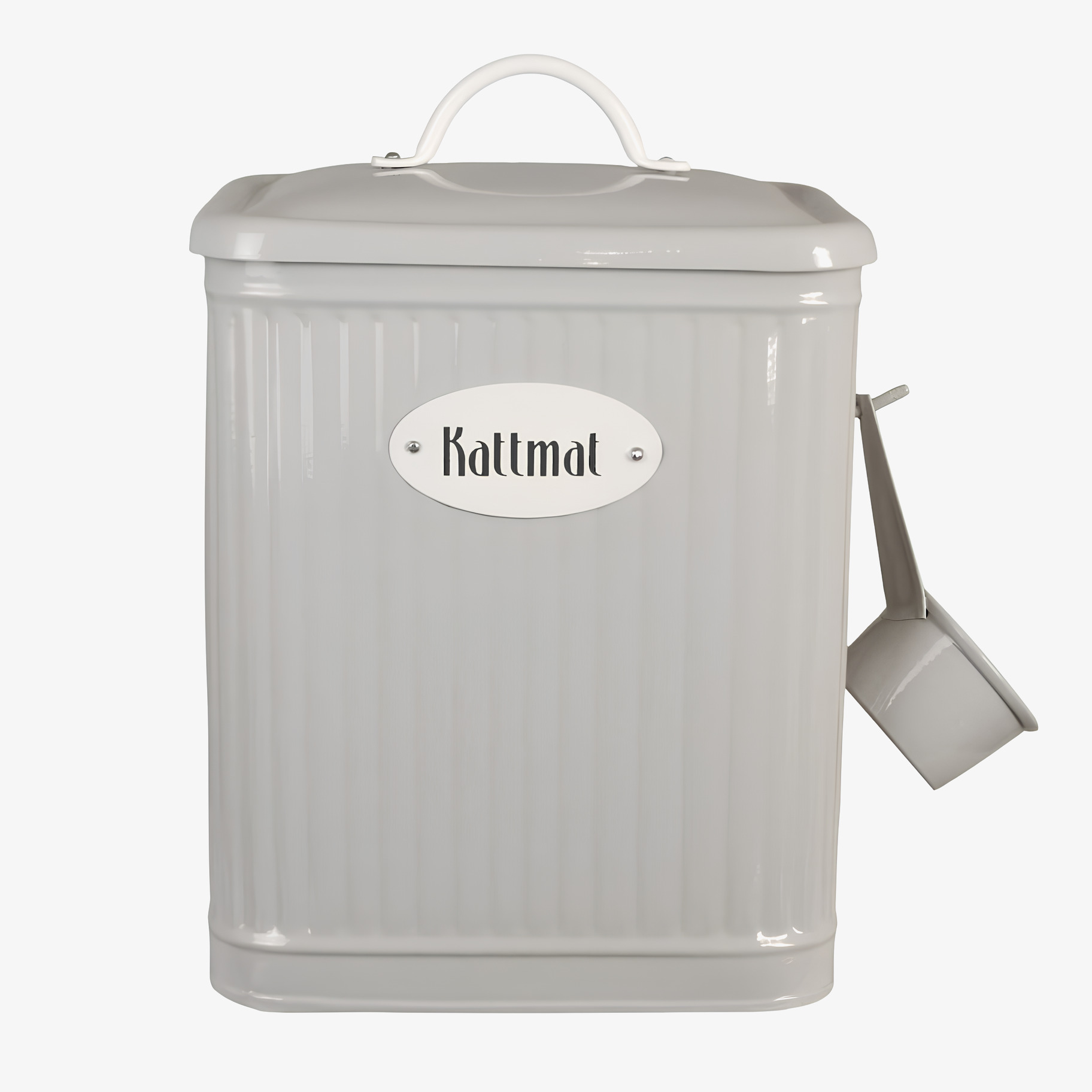 Plåtburk Kattmat Beige Strömshaga Plåtburkar Metallburkar