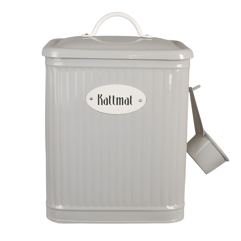 Plåtburk Kattmat Beige Strömshaga Plåtburkar Metallburkar