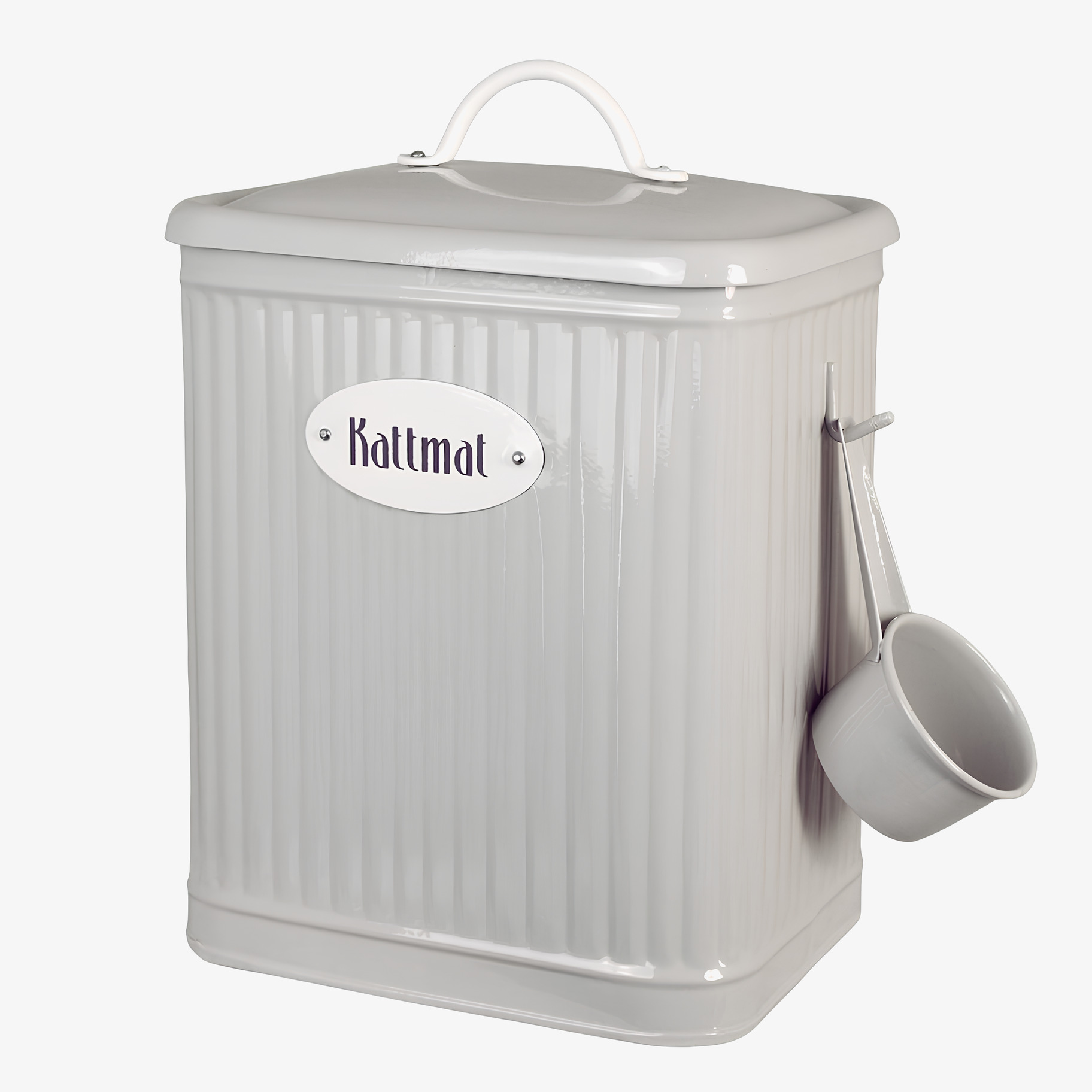 Plåtburk Kattmat Beige Strömshaga Plåtburkar Metallburkar