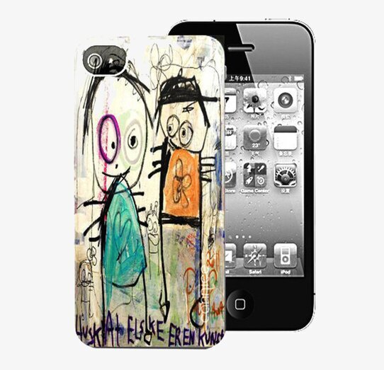 iPhoneskal 5 Älska Är En Konst från Poul Pava på en iPhone