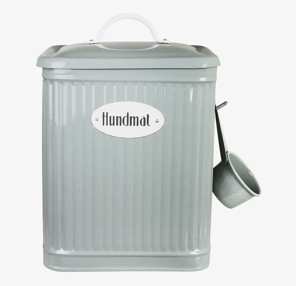 Plåtburk Hugo Hundmat Grön Strömshaga Plåtburkar Metallburkar