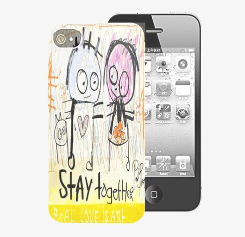 iPhoneskal Stay Together från Poul Pava med lekfull design