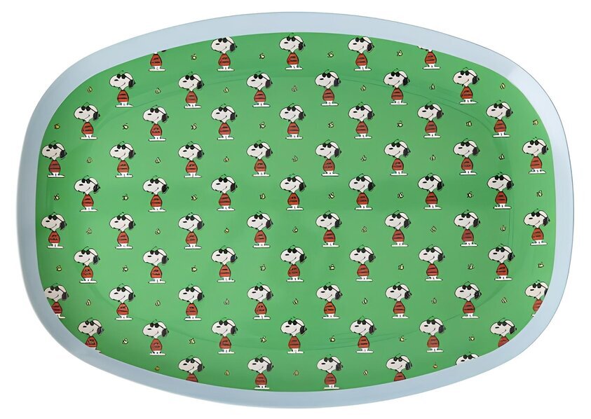 Tallrik Melamin Snobben Grön Rice Tallrikar Djupa tallrikar (ej skål) Desserttallrikar Assietter Barntallrikar Picknicktallrikar