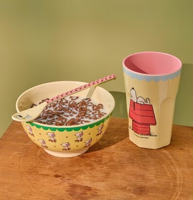 Skål Melamin Snobben Gul Rice Skålar att äta ur tilltugg Såskannor/Vispskål servering Matlådor Förvaring av lunch/mat