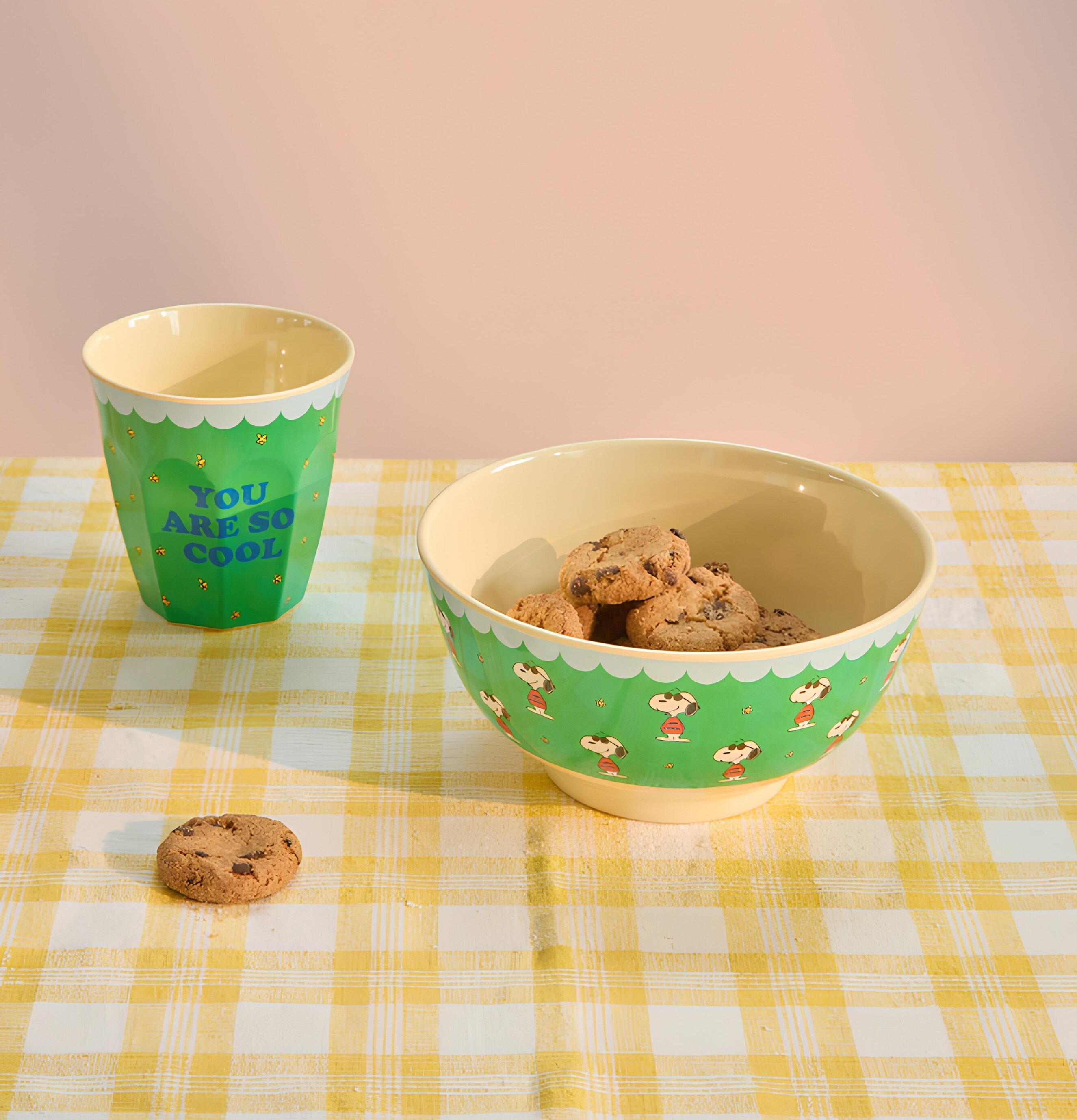 Skål Melamin Snobben Grön Rice Skålar att äta ur tilltugg Såskannor/Vispskål servering Matlådor Förvaring av lunch/mat