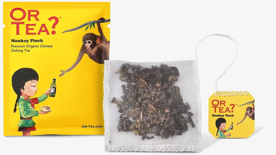 Monkey Pinch Box/15 från Or Tea, premium organic kinesiskt te