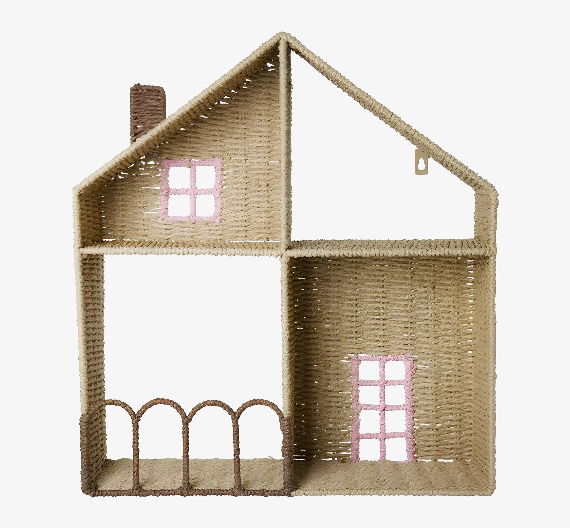 Vägghylla Hus Rosa Rice Vägghyllor