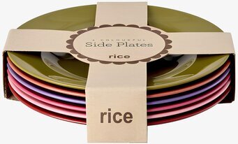 Assietter Melamin 6-Pack Rice Tallrikar Djupa tallrikar (ej skål) Desserttallrikar Barntallrikar Picknicktallrikar