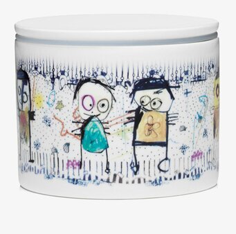 Porslinsburk Beach Party S från Poul Pava i färgglad design