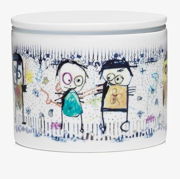 Porslinsburk Beach Party S från Poul Pava i färgglad design