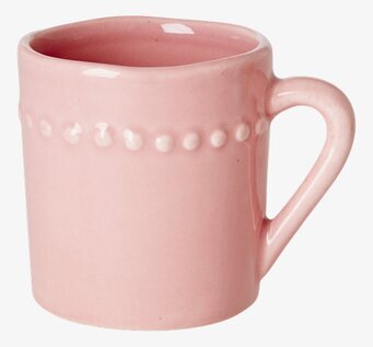 Keramikkopp Barn Rosa från Rice för små händer, rosa färg