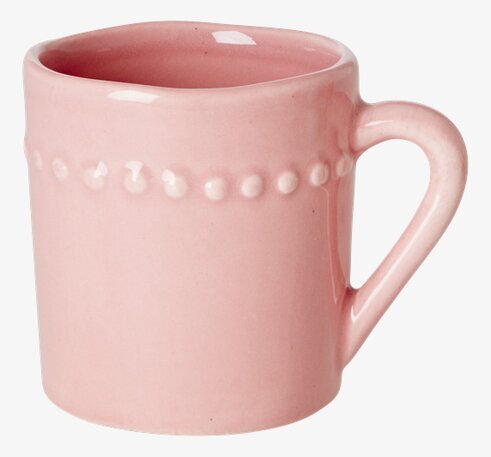 Keramikkopp Barn Rosa från Rice för små händer, rosa färg