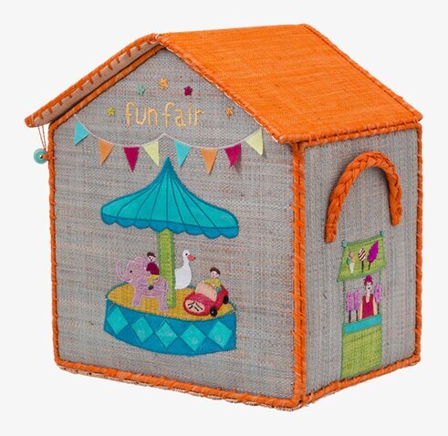 Förvaringskorg FunFair/Tivoli från Rice med karusellmotiv