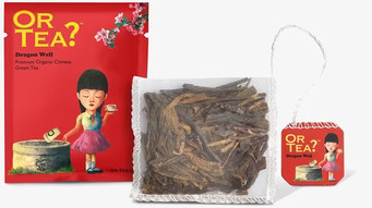 Dragon Well Box/15 från Or Tea med röd förpackning