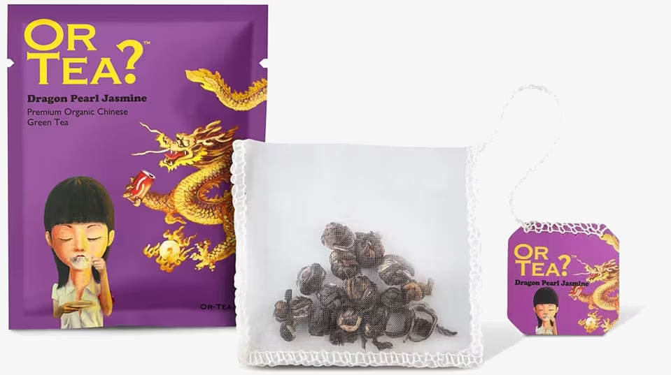 Dragon Pearl Jasmine Box/15 från Or Tea i lila förpackning