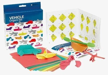 Origami Fordon från Worldwide co med vikta pappersfordon