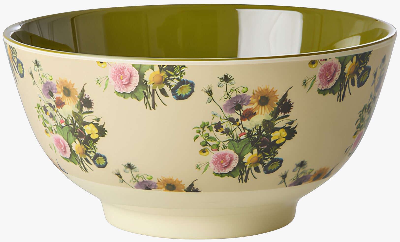 Skål Retro Bouquet Print Rice Skålar att äta ur tilltugg Såskannor/Vispskål servering Matlådor Förvaring av lunch/mat