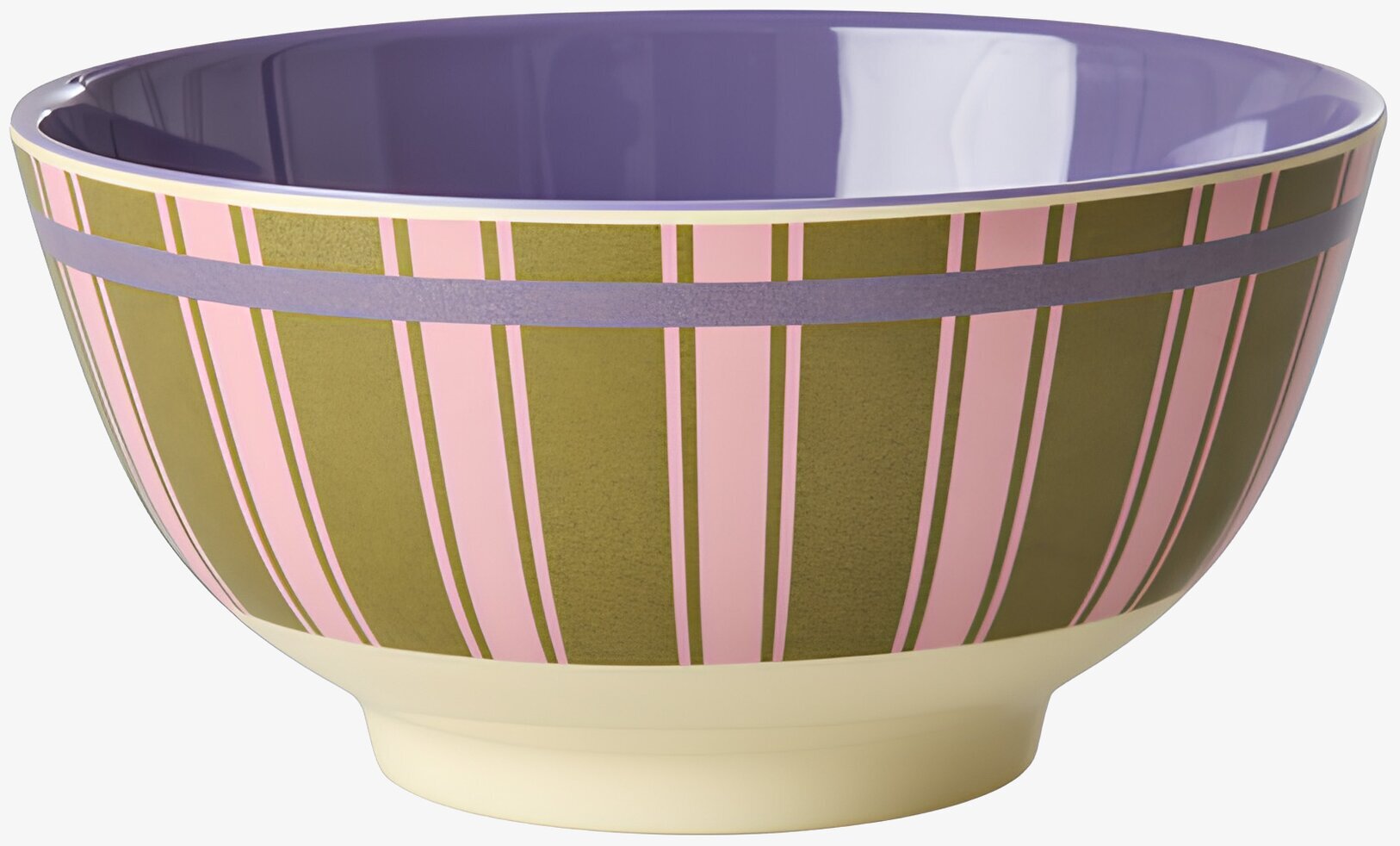Skål Stripe Delight Print Rice Skålar att äta ur tilltugg Såskannor/Vispskål servering Matlådor Förvaring av lunch/mat