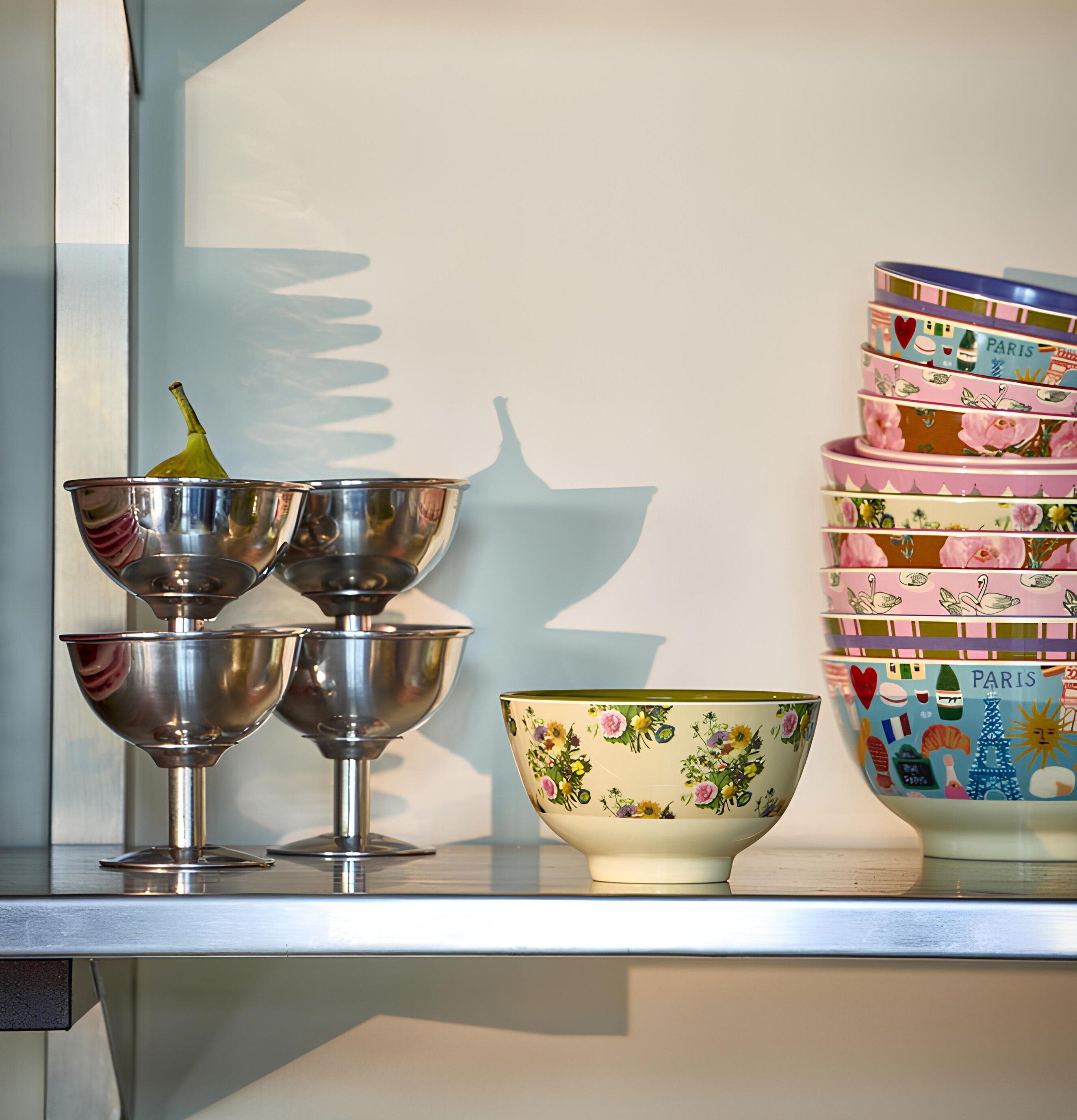 Liten Skål Retro Bouquet Print Rice Skålar att äta ur tilltugg Såskannor/Vispskål servering Matlådor Förvaring av