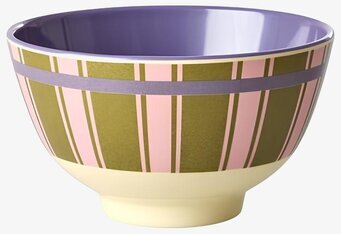 Liten Skål Stripe Delight Print Rice Skålar att äta ur tilltugg Såskannor/Vispskål servering Matlådor Förvaring av