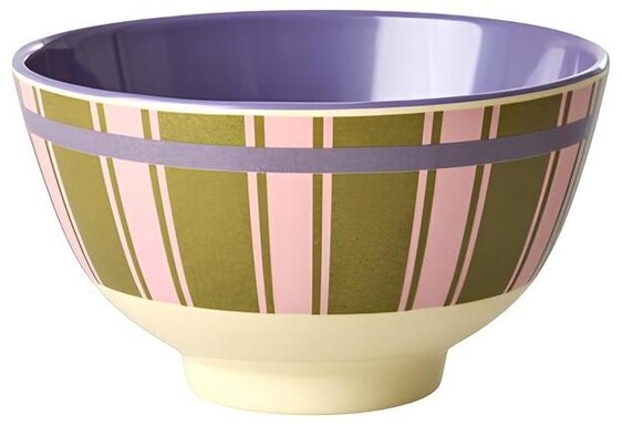 Liten Skål Stripe Delight Print Rice Skålar att äta ur tilltugg Såskannor/Vispskål servering Matlådor Förvaring av