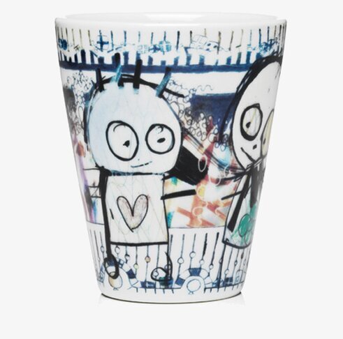 Termomugg Party 2-pack 25cl från Poul Pava med illustrationer