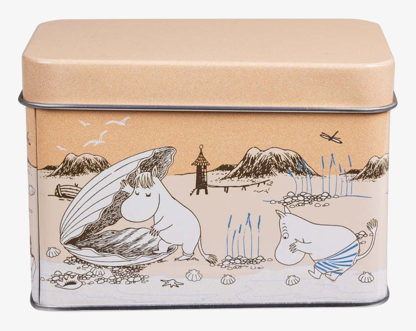 Teburk Strandtur Moomin by Martinex Plåtburkar Metallburkar