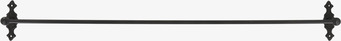 Väggstång Svart 80 cm Chic Antique Knoppar Väggknoppar Klädhängare