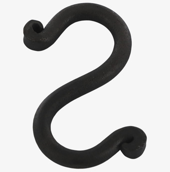 Krok Svart 5 cm Chic Antique Knoppar Väggknoppar Klädhängare