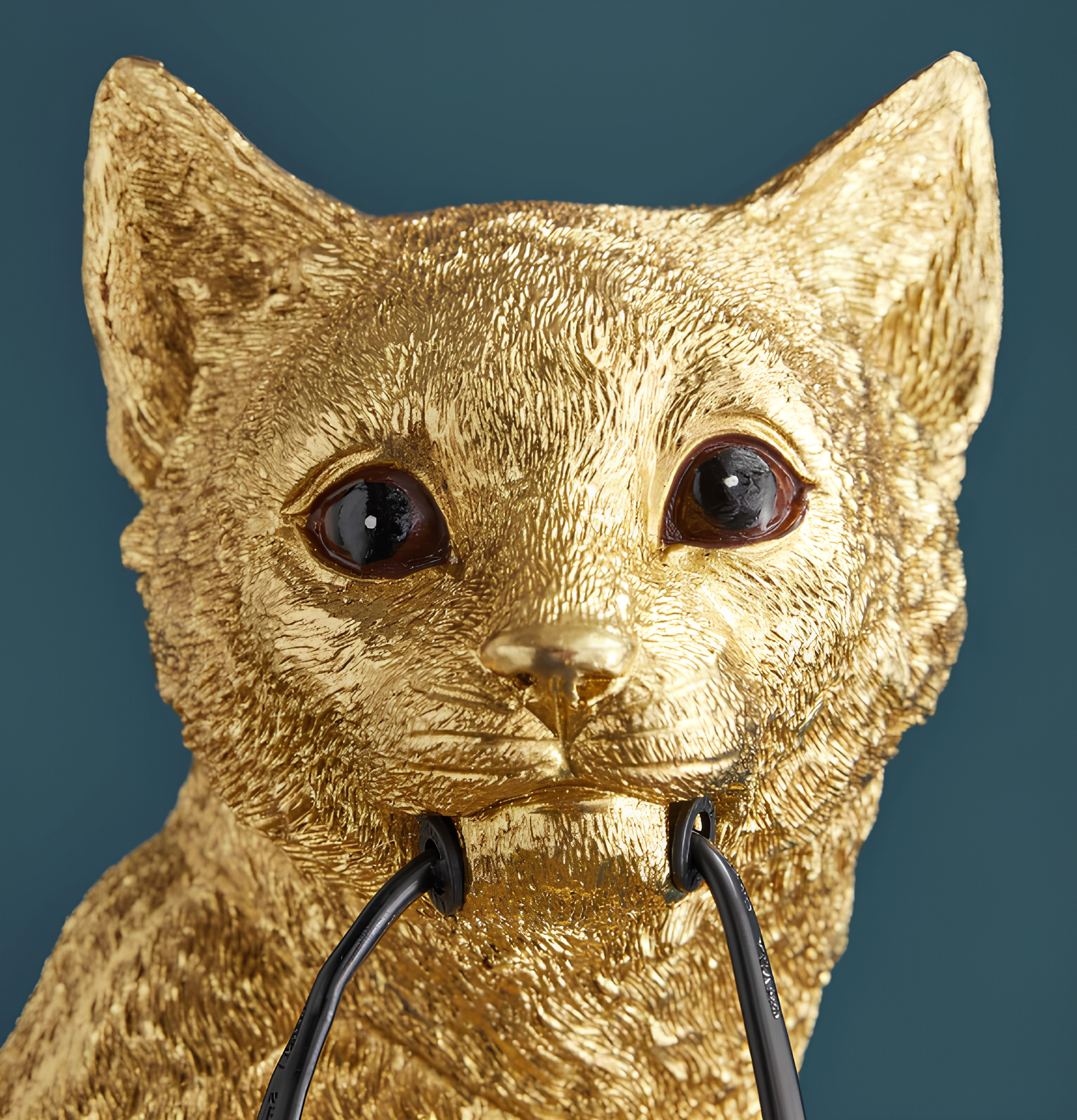 Bordslampa Katt Chouchou Guld Werner Voss Lampor Taklampor Golvlampor Bordslampor LED-lampor Ledlampor Fönsterlampor Ljusslingor för dekoration