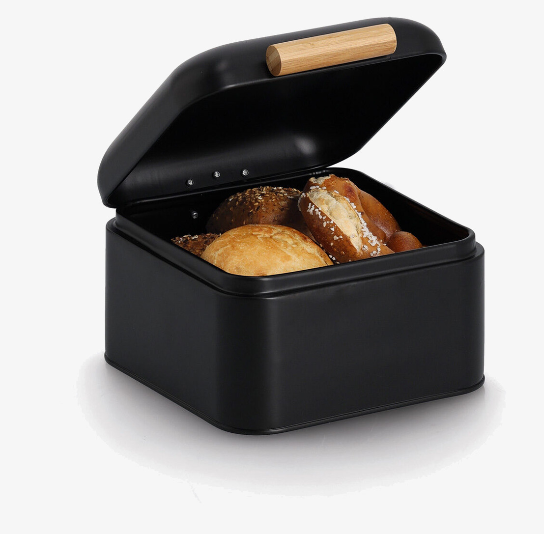 Brödbox Svart Liten Zeller Brödboxar/brödkorgar
