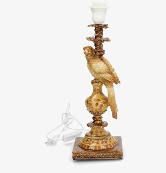 Lampfot Papegoja Saffransgul A Lot Decoration Lampor Taklampor Golvlampor Bordslampor LED-lampor Ledlampor Fönsterlampor Ljusslingor för dekoration
