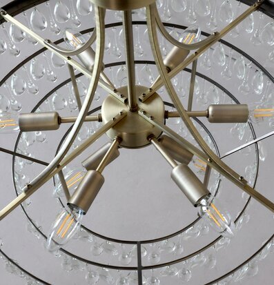 Versailles Ljuskrona Stor Chic Antique Lampor Taklampor Golvlampor Bordslampor LED-lampor Ledlampor Fönsterlampor Ljusslingor för dekoration