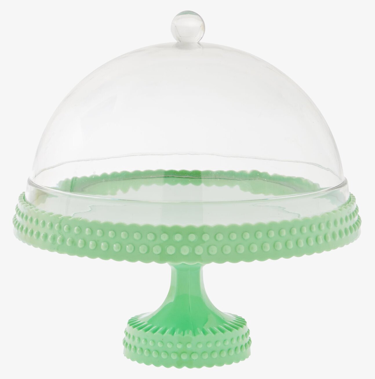 Kak-/tårtfat Med Kupa från Rice i mintgrön ton