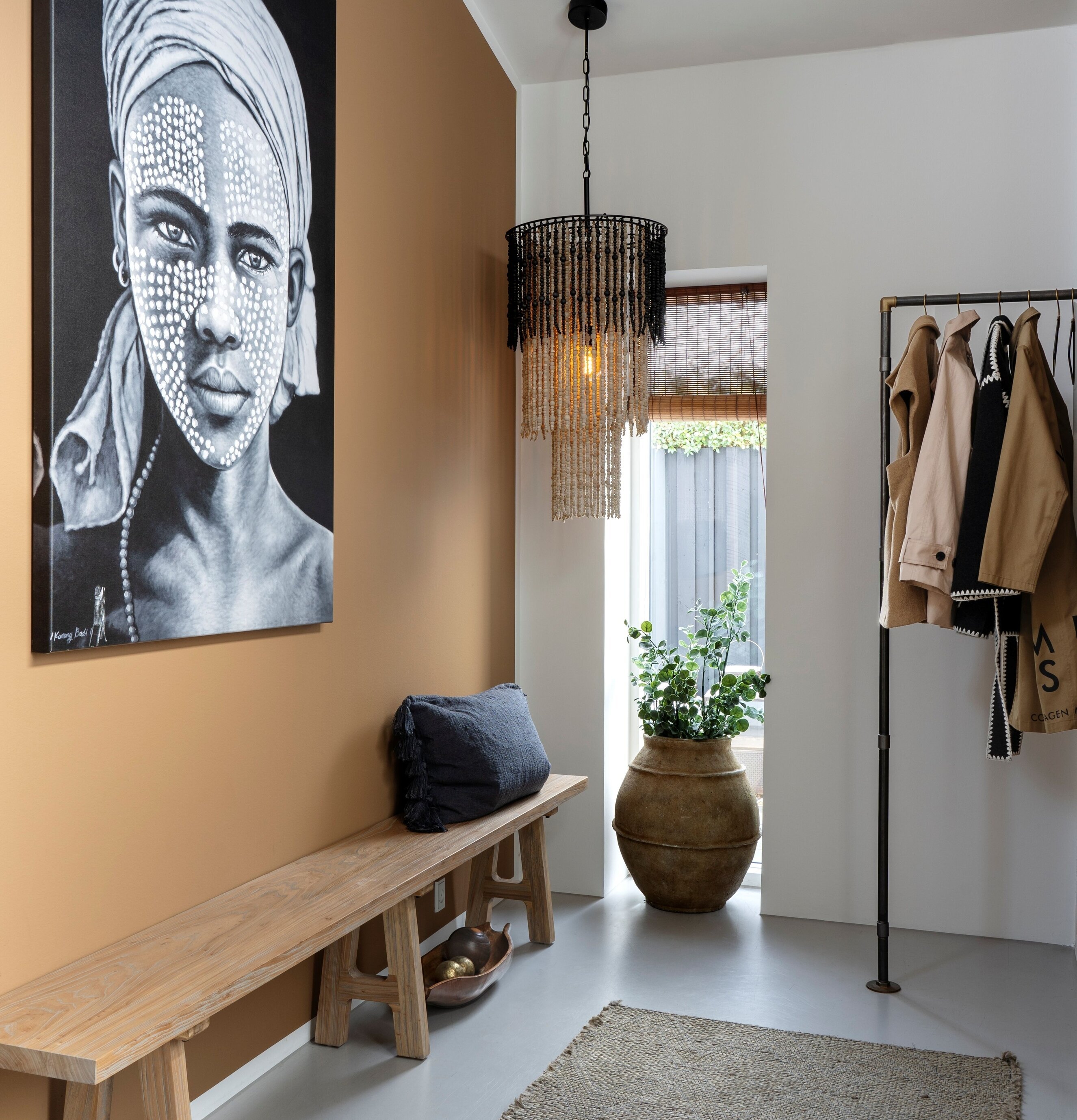 Ljuskrona Med Träpärlor Chic Antique Lampor Taklampor Golvlampor Bordslampor LED-lampor Ledlampor Fönsterlampor Ljusslingor för dekoration