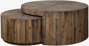Soffbord Set/2 Natur Chic Antique Övrig prydnad/dekoration för inredning innemiljö