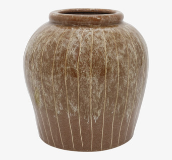 Vas Stengods Mocca Chic Antique Krukor Örtkrukor Glaskrukor Vaser