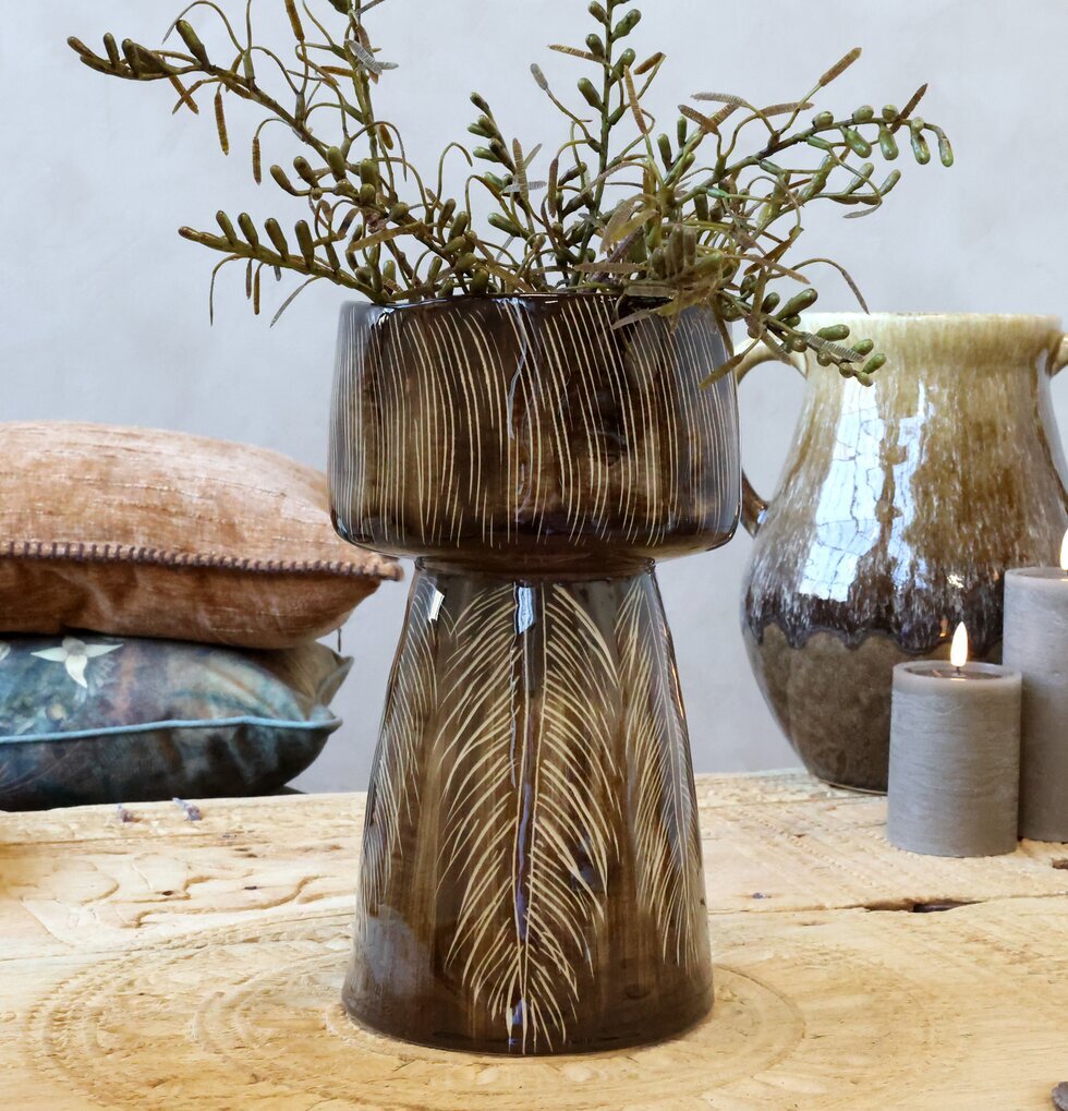 Vas Stengods Coffee Chic Antique Vaser