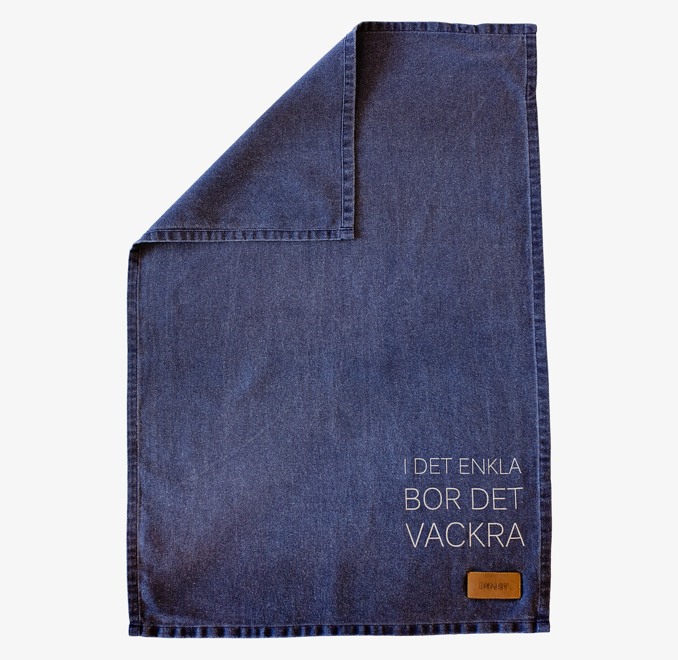 Kökshandduk ´I Det Enkla´ Blå från Ernst i 100 % bomull