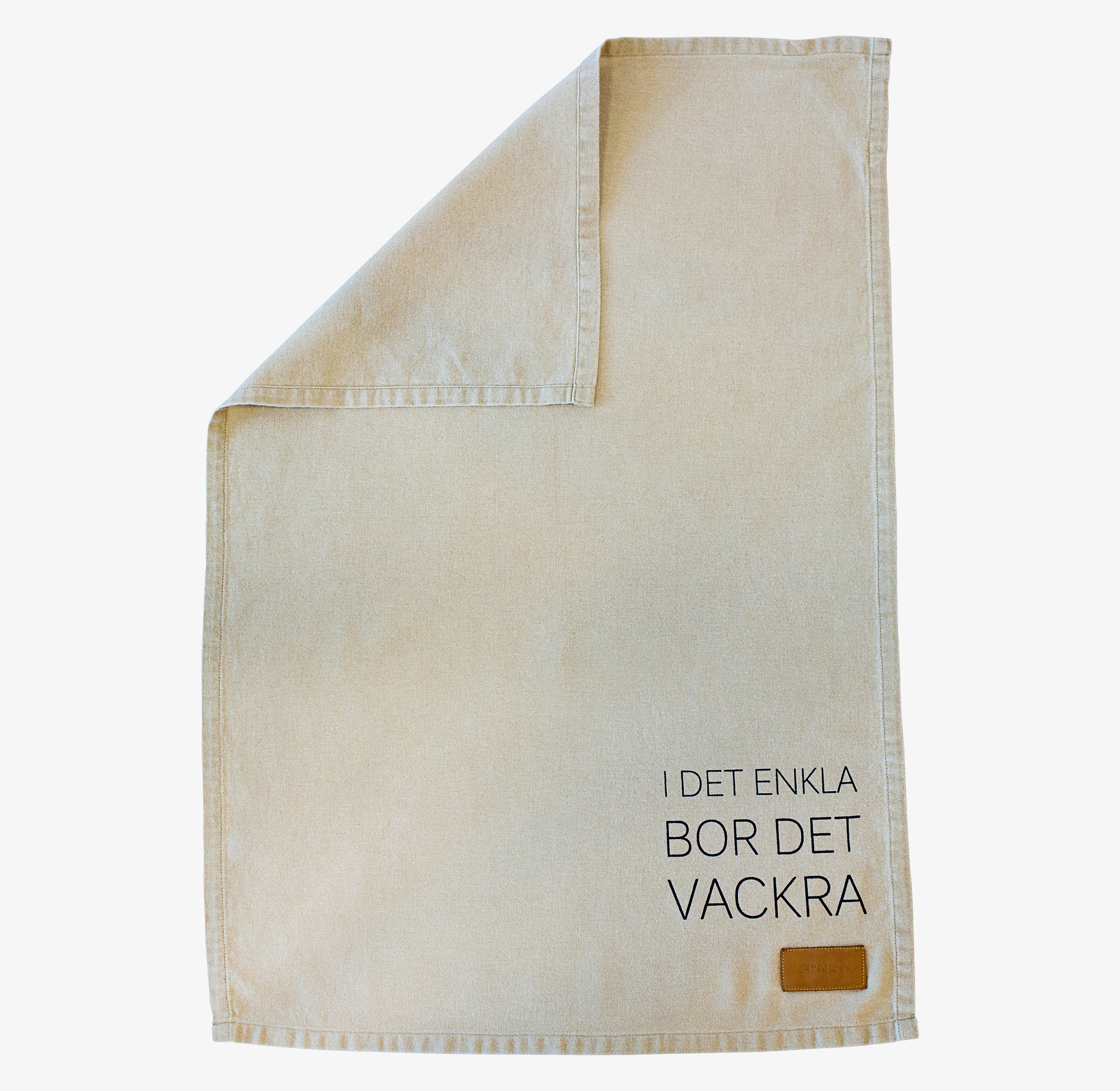 Kökshandduk ´I Det Enkla´ Beige från Ernst i neutral miljö